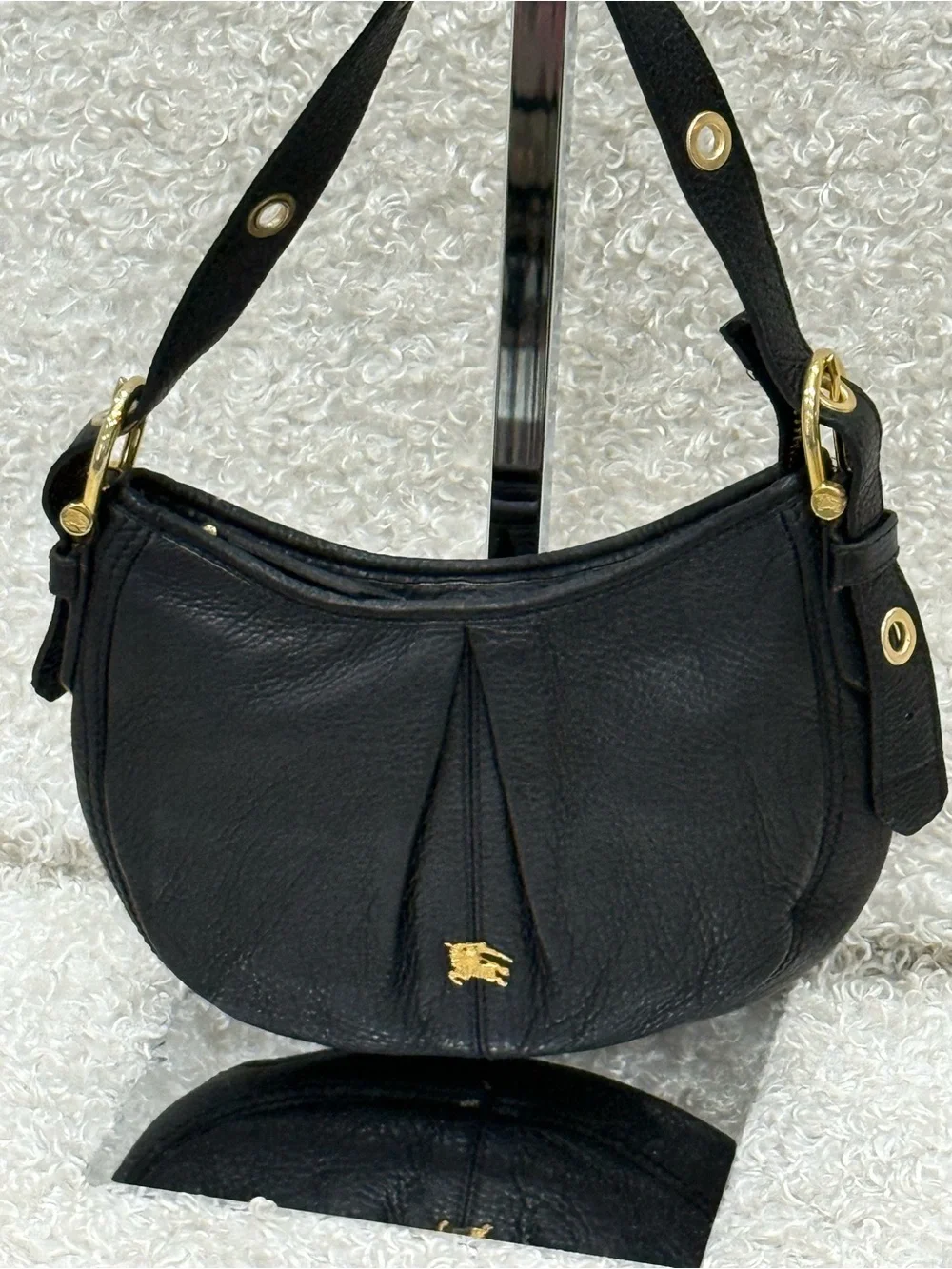 Burberry Black Hobo Bag